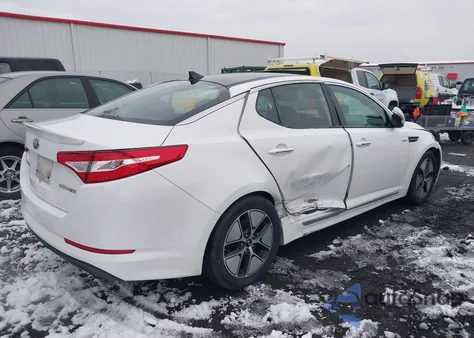 2013 Kia Optima Hybrid Ex из США, поврежденный, VIN KNAGM4AD4D5038056